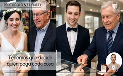 El reparto de gastos se hacen de común acuerdo con los novios