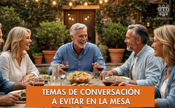 Un tema de conversación inapropiado pueda echar a perder una buena comida