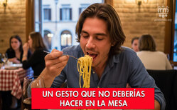 Hay gestos que hacemos sin darnos cuenta y que no son del todo correctos