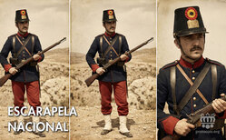 El uso de la escarapela roja es un recuerdo de la Casa de Borbón