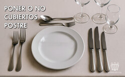 En el ámbito familiar y en los restaurante no suele ser habitual poner estos cubiertos al principio