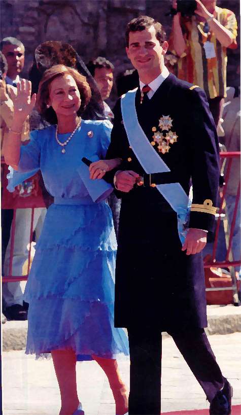 Su Majestad la Reina Doña Sofía.
