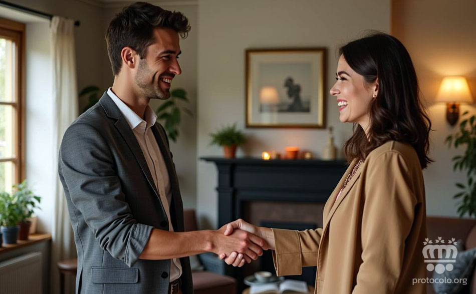 Habitualmente la mujer es la que marca primero cómo quiere saludar