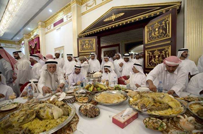 Banquete árabe.