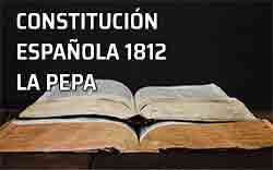 Constitución Española 1812. Cádiz. La Pepa. Libro antiguo