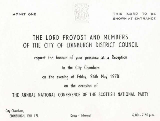 Invitación a la Conferencia Anual de 1978