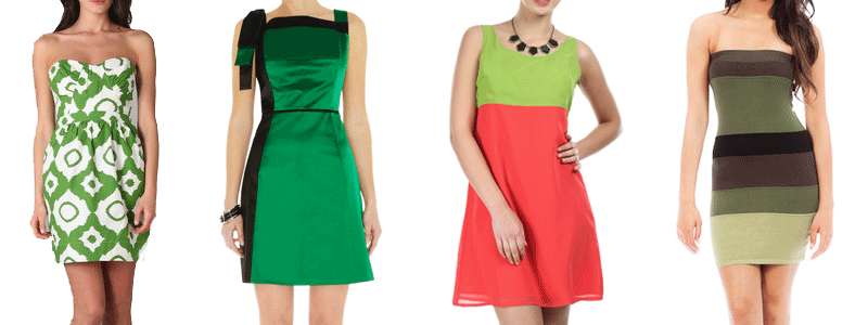 Combinar color verde en el vestuario.