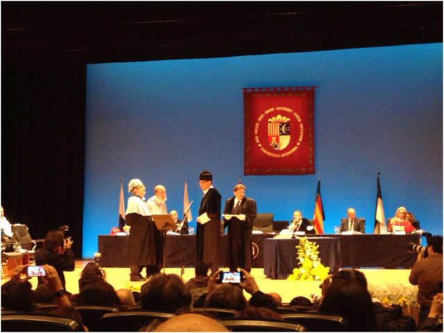 Raúl Zurita Doctor Honoris Causa de la Universidad de Alicante