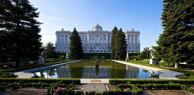 Exterior Palacio Real, Madrid, España