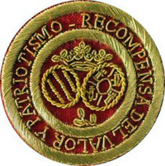 Escudo de distinción a los defensores de Zaragoza creado por el general Palafox.
