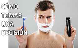Qué elegir: ¿maquinilla de afeitar o afeitadora eléctrica?