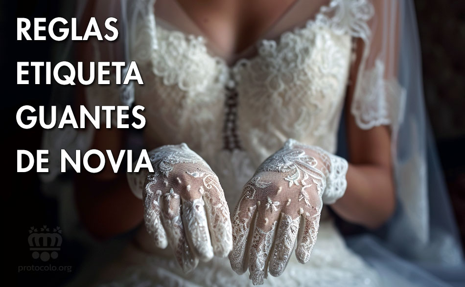 Unos guantes de novia dan un toque de elegancia y distinción al conjunto de la novia