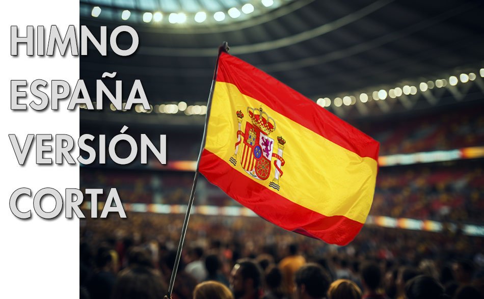 La versión corta del himno de España dura veintisiete segundos