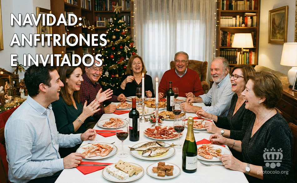 La Navidad también sus reglas de etiqueta cuando eres un invitado Los anfitriones trabajan para que todo esté perfecto para sus invitados