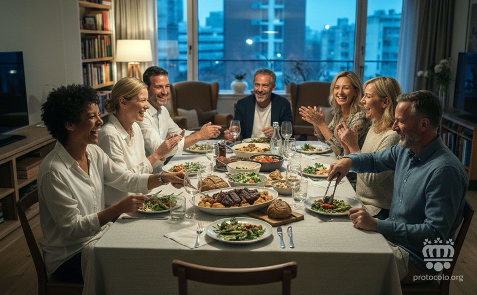 Tener buenos modales en la mesa hace que todo el mundo disfrute más de esos momentos