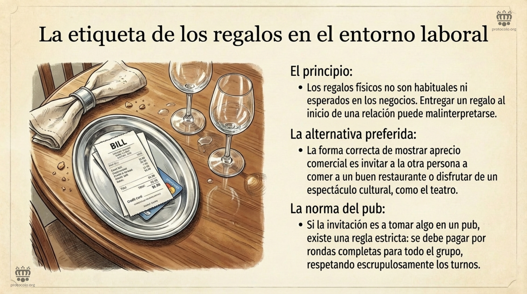 Los regalos y su etiqueta en el entorno laboral. En el mundo de los negocios y en el ámbito profesional no se suelen hacer regalos