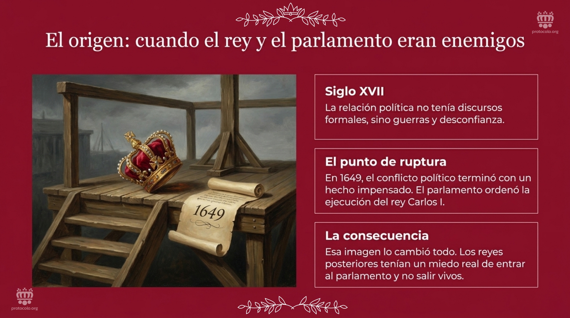 El conflicto político de 1648 fue un hecho sin precedentes