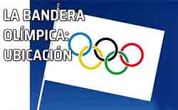 La Bandera Olímpica: uso y orden de ubicación