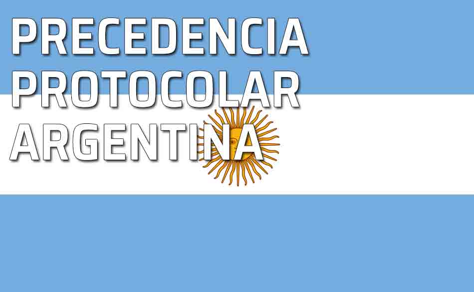 Precedencia protocolar en la República de Argentina