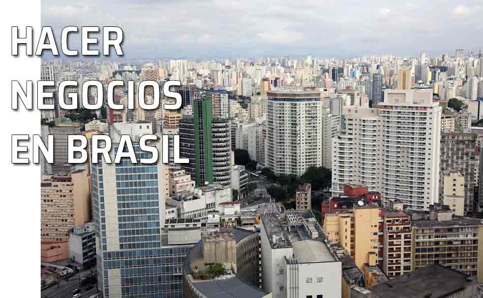 Edificio de Sao Paulo. Negocios en Brasil