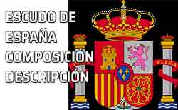 Escudo de España. Composición y descripción