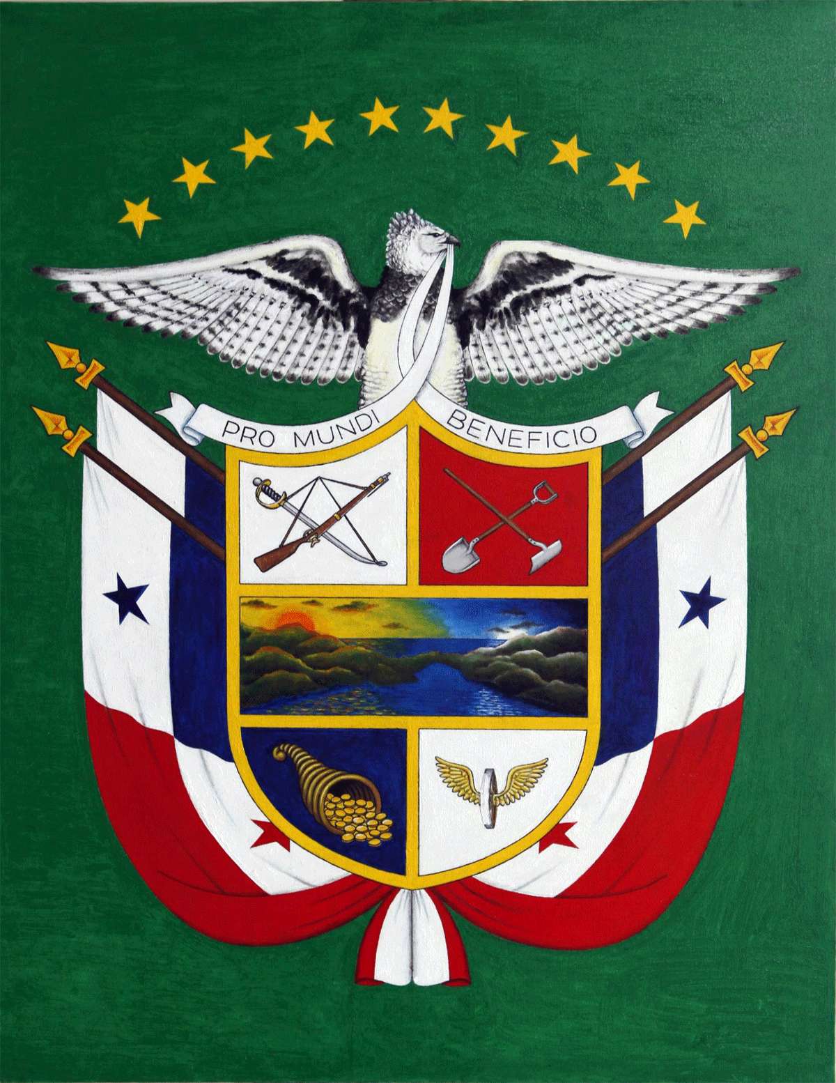 Escudo Oficial de Panamá.