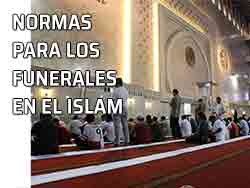 Normas para los funerales en el Islam. Ritos y ceremonial. Hora del rezo