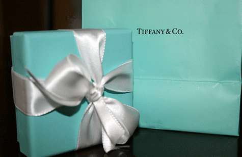 Caja regalo de Tiffany.