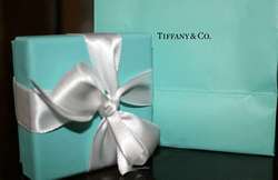 Caja regalo de Tiffany.