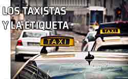 Taxis circulando por una ciudad