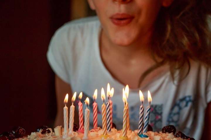 Tarta cumpleaños - soplas las velas
