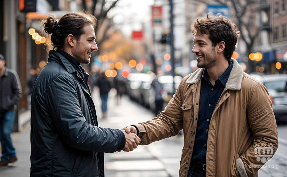 Un buen saludo puede ser el comienzo de una gran amistad