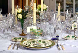 Mesa elegante para fiesta