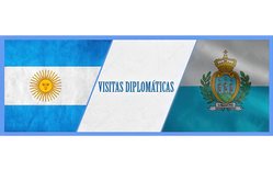 Visitas diplomáticas. Estado Argentino - Estado San Marino