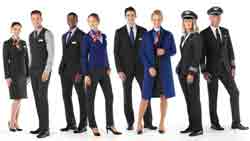 ¿Por qué se utilizan los uniformes? Uniformes de una línea aérea. Personal de American Airlines