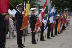 Ceremonia presentación de banderas países OTAN, Polonia 2017