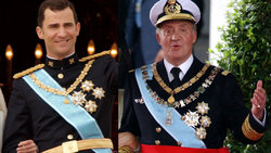 Felipe VI y Juan Carlos I, lucen Toisón de Oro