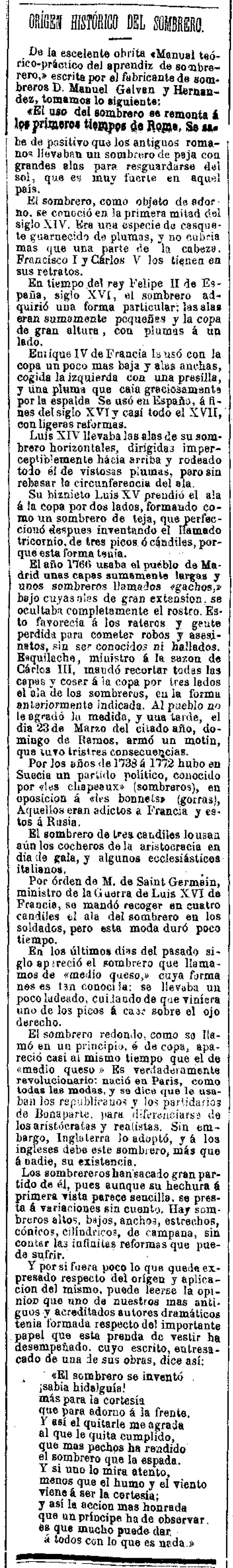 El uso del sombrero y sus anécdotas. Historia del sombrero