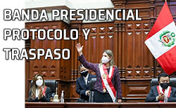 Ceremonia Traspaso Banda Presidencial. República del Perú