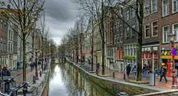 Distrito Red Light de Amsterdam, Holanda.