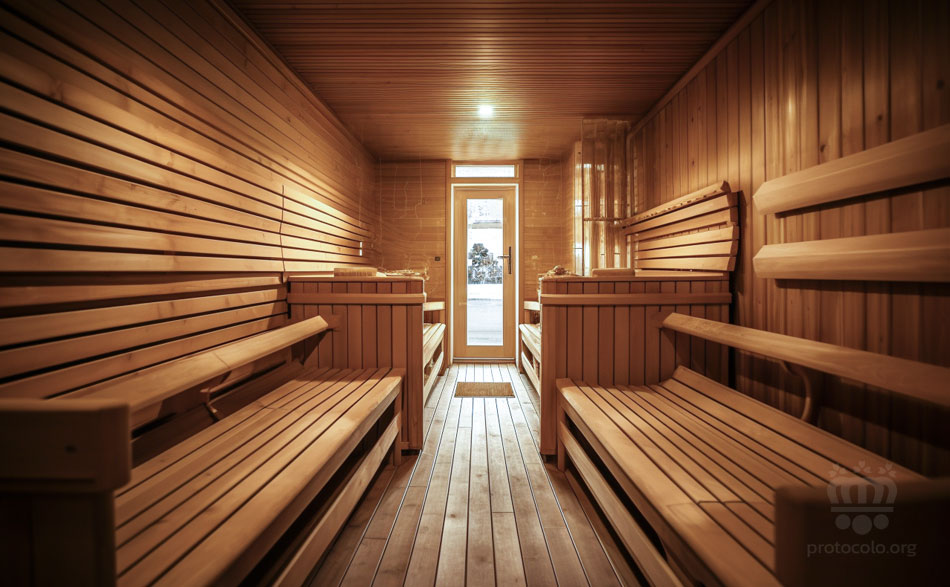 Disfrutar de la tranquilidad y los beneficios de una buena sesión de sauna
