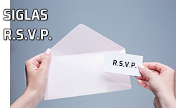 Qué significan las siglas RSPV en las invitaciones